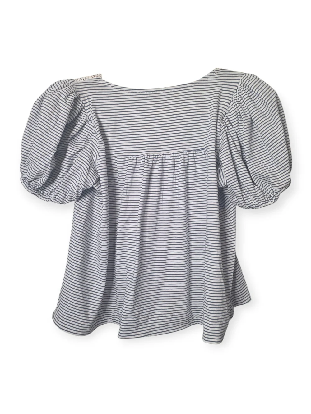 Women's Anthropologie Maeve square neck, puff sleeve swing tee, size small